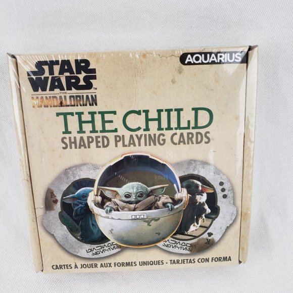 Star Wars Playing Cards The Mandalorian Grogu “Baby Yoda” The Child Shaped Cards - Picture 1 of 2